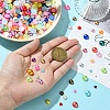 1298Pcs 5 Styles ABS Plastic Imitation Pearl Cabochons SACR-YW0001-66-5