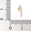 304 Stainless Steel Letter Connector Charms STAS-M108-01G-16-3