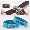 ANATTASOUL 30Pcs 30 Colors PU Leather Braided Cord Bracelet BJEW-AN0001-85-4