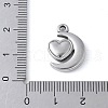 304 Stainless Steel Pendants STAS-E548-01P-3