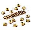 Brass Rhinestone Spacer Beads RB-A014-Z6mm-17G-1