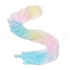 Transparent Painted Glass Beads Strands DGLA-A034-T8mm-A21-1