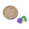 Glass Seed Beaded Rose Pendants PALLOY-MZ00627-3