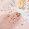 Beebeecraft 50Pcs Flat Round 304 Stainless Steel Stud Earring Settings STAS-BBC0005-84B-3