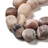 Natural Zebra Jasper Beads Strands G-A247-03-5