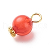 Transparent Acrylic Pendants PALLOY-JF01834-07-4