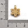 304 Stainless Steel Micro Pave Cubic Zirconia Pendants Charms STAS-K256-27G-02-3