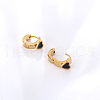Stylish Stainless Steel Heart Hoop Earrings OG7972-3
