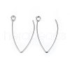 304 Stainless Steel Earring Hooks STAS-P210-16P-01-1