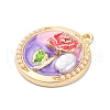 Alloy Enamel Pendants FIND-M060-14A-G01-2