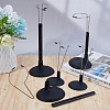 SUPERFINDINGS 12 Sets 3 Styles Plastic with Iron Doll Support for Models ODIS-FH0001-18-4