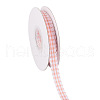 10 Yards Flat Polycotton(Polyester Cotton) Ribbon OCOR-TAC0030-01D-3