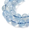 Natural Aquamarine Beads Strands G-P342-10-7mm-A-3
