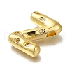Brass with Cubic Zirconia Pendant KK-Q818-03Z-G-2