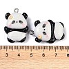 Panda Resin Pendants RESI-U004-02A-3