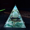 Natural Green Aventurinel Orgone Stone Pyramid PW-WG8ED82-14-1
