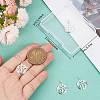 Beebeecraft 4Pcs 925 Sterling Silver Pendants STER-BBC0005-47S-3