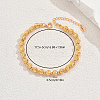 Modern Brass Round Beaded Bracelets for Women NX7998-5