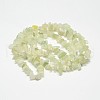 Chip Natural New Jade Beads Strands G-N0144-01-2