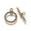 Alloy Toggle Clasps X1-PALLOY-F178-01AG-2