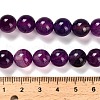 Dyed Natural Agate Beads Strands G-G203-10B-10mm-5