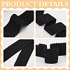 MAYJOYDIY US 9 Yards Flat Polyester Wide Elastic Cord OCOR-MA0001-15A-5