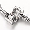 Tarnish Resistant 304 Stainless Steel European Style Snake Chains Bracelet Making STAS-I047-02D-2