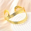 Brass Cuff Bangles for Women BJEW-F498-08G-3
