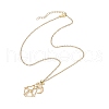 3Pcs 3 Styles 304 Stainless Steel Empty Macrame Pouch Star Moon Pendant Cable Chain Necklaces NJEW-JN05282-7