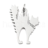 Non-Tarnish 304 Stainless Steel Pendants STAS-E205-05P-1
