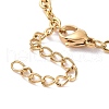 304 Stainless Steel Charm Bracelet for Women BJEW-F436-G-6