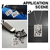 DICOSMETIC 12Pcs 6 Style 201 Stainless Steel Pendants STAS-DC0015-85-7