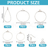 DELORIGIN DIY Earring Finding Kits DIY-DR0001-32-2