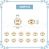 Unicraftale 100Pcs 304 Stainless Steel Spacer Beads STAS-UN0058-39-3