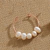 Mother's Day Jewellery Five Natural Freshwater Pearl Oval Beaded Finger Rings WG9E4BA-02-1