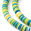 Handmade Polymer Clay Beads Strands CLAY-R089-8mm-T019-6