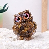 Resin Owl Display Decoration PW-WG50315-05-1