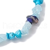 2Pcs Adjustable Natural Mixed Gemstone Braided Bracelet Sets BJEW-JB10994-6