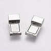Tarnish Resistant 304 Stainless Steel Magnetic Clasps STAS-F122-20P-2