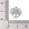 Non-Tarnish 201 Stainless Steel Charms STAS-E206-06P-04-3