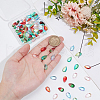 WADORN Transparent Czech Glass Beads GLAA-WR0001-03B-3