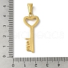 PVD Vacuum Plating 304 Stainless Steel Pendants STAS-B069-07G-3