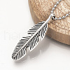 Tibetan Style Alloy Pendants TIBEP-Q078-27AS-RS-5