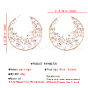 Alloy Glass Rhinestone Stud Earrings X-EJEW-P146-B01-5