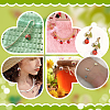   52Pcs 13 Styles Alloy Enamel Connector Charms FIND-PH0021-34-6