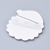 Acrylic Safety Brooches JEWB-D006-A03-3
