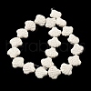 Dyed Natural Lava Rock Beads Strands G-A264-A04-01D-2