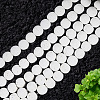 PONABEADIY 5 Strands Natural Lava Rock Round Beads Strands G-LT0001-02B-01-6