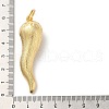 Brass Big Pendants KK-K375-19B-G-3