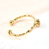 304 Stainless Steel Cuff Rings for Women RJEW-H250-01G-3